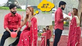 Somesh के लिए मनायी मैंने करवा चौथ 🥰|| cute couple ❤️|| karva chauth special || crazy sana khan ||