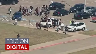 Sospechoso del tiroteo en una escuela secundaria en Texas se entrega a las autoridades