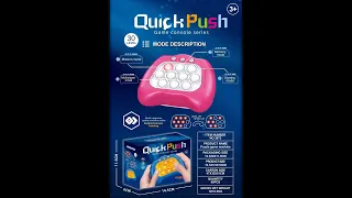 Instructions for Using the Quick Push Game Console