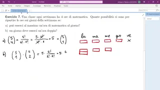 Calcolo combinatorio: esercizi