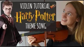 How to play Harry Potter Theme Song | Beginner Version | Film Music - Violin Tutorial