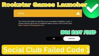 The Social Club Failed To Load Due To An Incomplete Installation Code 1 (3 Easy Fix)