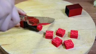 Stop Motion Cooking - Making Pizza from Makeup Tools ASMR