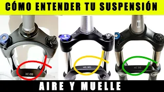 CÓMO FUNCIONA LA SUSPENSIÓN DE UNA BICICLETA (EXPLICACIÓN SENCILLA) 🚲 SALUD CICLISTA