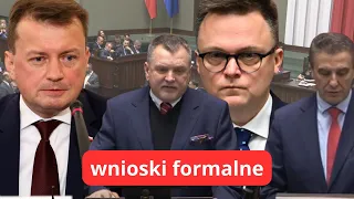 Wszystkie wnioski formalne z 7 lutego 2024 r.