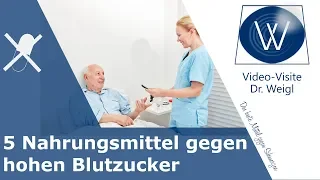 5 Nahrungsmittel gegen hohen Blutzucker - Blutzuckerspiegel bei Diabetes senken