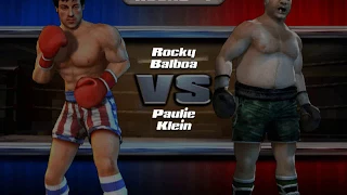 Rocky legends (PS2) Rocky Balboa vs Paulie Klein