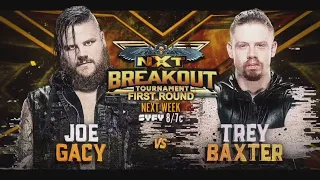 Trey Baxter vs Joe Gacy (NXT Breakout Tournament First Round - Full Match)