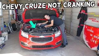 CHEVROLET CRUZE DOES NOT CRANK DOES NOT START, WHY CHEVY CRUZE NOT STARTING