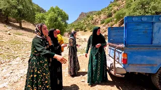 Haider's family got stuck in the river with their car and Jamshid went to help them.