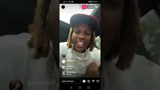 Lil Durk Vibin With India IG Live 04/22/2024