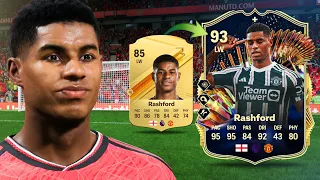 93 TOTS Attacker Plus Evolution Rashford.. Is the 3⭐ WF REALLY an ISSUE? FC 24 Player Review