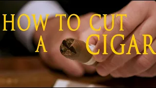 How To Cut A Cigar With Davidoff of London [Demo] #Shorts