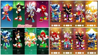 Megamix. Silver 🆚 Amy Rose 🆚 Shadow 🆚 Sonic 🎶 Who is the Best Fun?