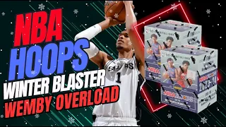 Wembymania Unleashed: 23-24 NBA Hoops Winter Edition Box Break ❄️🎄#victorwembanyama #nba #panini