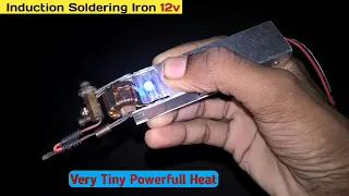 How to make induction soldering iron | with SMD mosfet | diy 12v soldering iron | #TronicMade