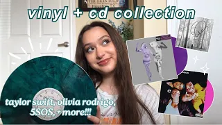 my vinyl & cd collection | taylor swift, olivia rodrigo, + more!