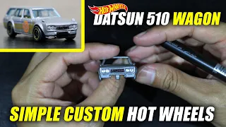 SIMPLE CUSTOM HOT WHEELS Datsun 510 Wagon