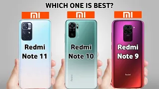 Redmi Note 11 vs Redmi Note 10 vs Redmi Note 9