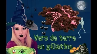 DIY HALLOWEEN recette vers de terre en gélatine 🎃