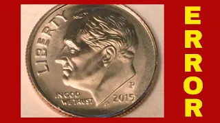 UNREAL 2015P DIME ERROR FINDS COIN ROLL HUNTING!!