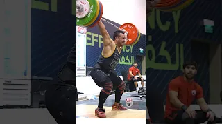 Arley Mendez Perez (89kg 🇨🇱) 175kg / 386lbs Snatch at 2023 WWC! #snatch #weightlifting