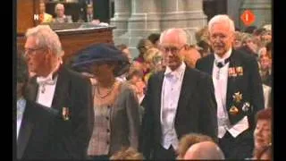 Beëdiging koning Willem Alexander in Nieuwe Kerk Deel 1.