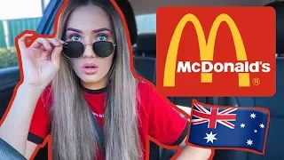 Letting The Person in FRONT of Me DECIDE What I Eat | AUSTRALIAN MACCAS 🇦🇺
