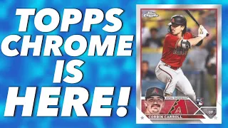 NEW RELEASE!🔥 2023 Topps Chrome Baseball Hobby Box Review!