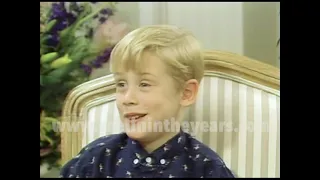 Macaulay Culkin (10 years old)- Interview (Home Alone) 11-6-90 [Reelin' In The Years Archive]