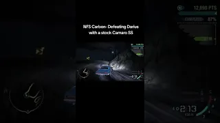 NFS Carbon defeating Darius with a stock Camaro SS