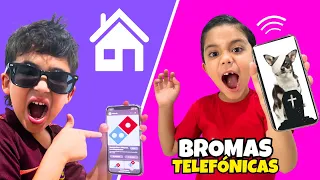 🤣 BROMAS TELEFÓNICAS Y ESTO CONTESTARON 📞😂 (PART1)