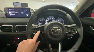 Mazda CX-5 - How to use the steering wheel buttons and Cruise Control