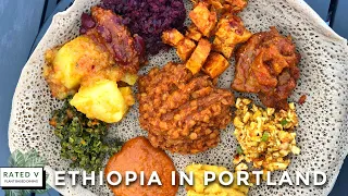All Vegan Ethiopian Food Truck | Portland Vegan Food Ep 4