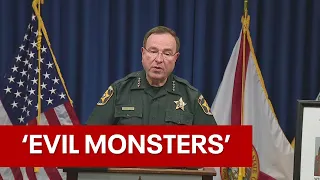 Polk County Grady Judd press conference on child porn bust: 'Evil monsters'