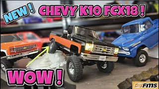 NEW STUNNING AND IMPRESSIVE - FCX18 CHEVROLET K10 4X4 RTR RC BEST 1 18TH SCALE TRAIL CRAWLER BY FMS