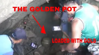 GOLDEN POT FULL OF GIVEAWAYS/ YAMASHITA TREASURE LOADED OF GOLD BARS AND GOLD COINS RECOVERED 2021