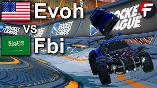 NEW MENA Debut | Evoh vs Fbi | Rocket League 1v1 Showmatch