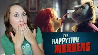Rachel Reacts to The Happytime Murders Official Restricted Trailer || Adorkable Rachel