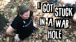 Exploring the Vietnam War Cu Chi Tunnels | G Adventures | Indochina Discovery | Natasha Atlas