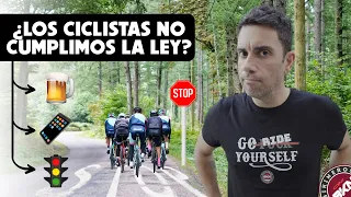 ⚠️ CICLISTAS Y LA LEY DE TRÁFICO⚠️  Adelantar en🚦, grabarse, alcohol,... TODO!