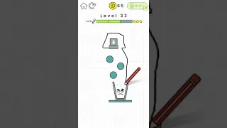 Happy Glass - Level 33. Three Stars Solution. Gameplay Walkthrough