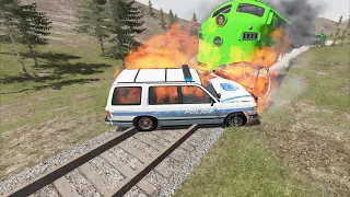 Oh! oh! "Train Accident"#02 BeamNG.Drive [Short Stories]