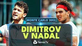 CRAZY Rafael Nadal vs Grigor Dimitrov Match! | Monte Carlo 2013 Extended Highlights