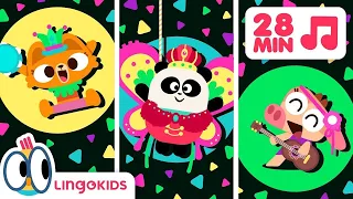 CARNIVAL SONG 🎭🎶 + More Party Songs for Kids | Lingokids
