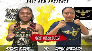 HUNNI FARIU vs. JORJA NATHAN - S.A.L.T Gym Future Generation 7 Boxing & Kickboxing Event