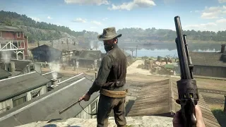 Red Dead Redemption 2 PC 60FPS - First Person Brutal Gameplay Vol. 31 (Euphoria Ragdolls)