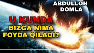 QIYOMAT KUNI BIZ UCHUN FOYDA NIMA | ABDULLOH DOMLA @IlmnuriOfficial