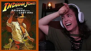 watching RAIDERS OF THE LOST ARK!!! (and screaming a lot)