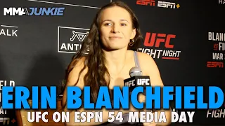 Erin Blanchfield: Win Over Manon Fiorot Will Lock Down Title Shot | UFC on ESPN 54